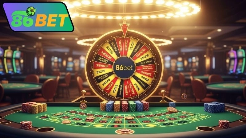 Các phần quà hấp dẫn tại vòng quay của 86bet